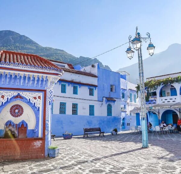 Chefchaouen blue city in northern Morocco, a popular destination on cultural Morocco tours
